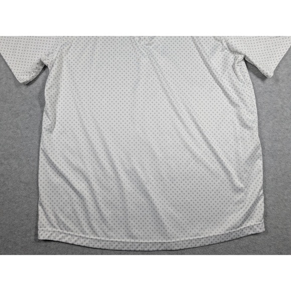 Swannies Men Shirt 2XL Polo Geometric Print Performance Golf Short Sleeve - Picture 3 of 14